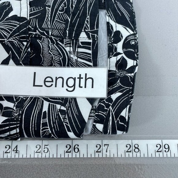 White House Black Market WHBM Jacket Coat Tropical Floral Size Medium M - Picture 14 of 17